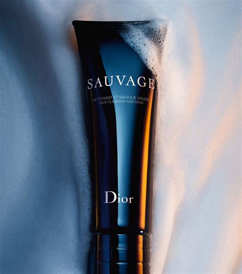 dior face cleanser and mask.